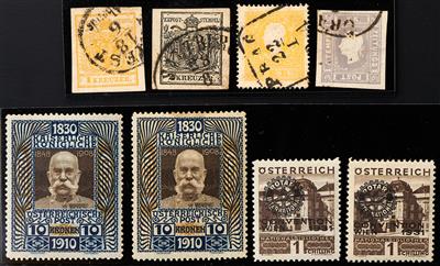 **/*/gestempelt/Poststück - Sammlung Österreich ca 1850/1961, - Známky