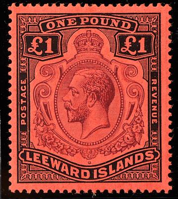 */gestempelt - Sammlung Leeward - Inseln ca. 1890/1935, - Francobolli