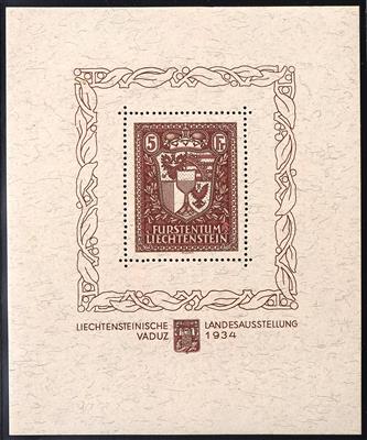 * - Liechtenstein Block Nr. 1 (1934, - Stamps