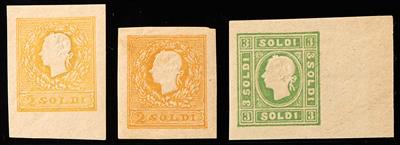 * - Lombardei Fellner ND 1885 2 Soldi gelb + orange, - Stamps