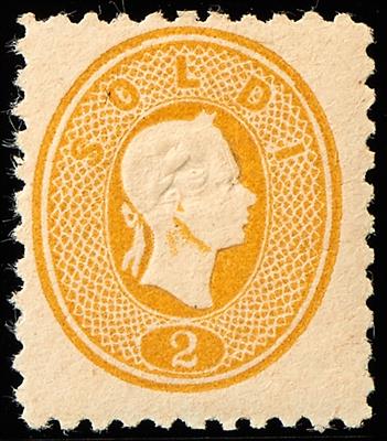 ** - Lombardei Fellner ND 1885 der 2 Soldi orange 1861, - Stamps