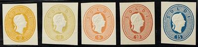 (*) - Österr./Lombardei ND 1884 Bogenproben analog der Ausgabe 1861 komplett, - Stamps