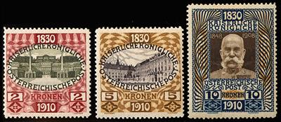 * - Österr. Nr. 175/77 (Ausgabe 1910- 2, - Stamps