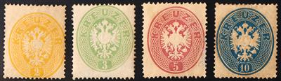 (*) - Österr. Nr. 24/27 alle nachgummiert, - Stamps