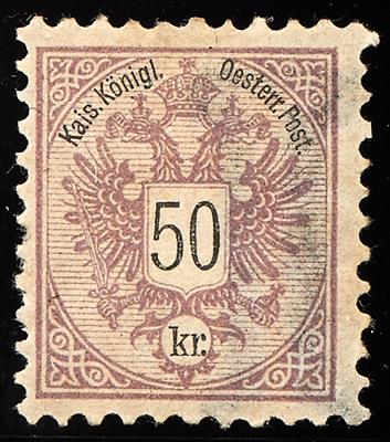 * - Österr. Nr. 49 b bräunlich lila, - Francobolli