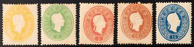 * - Österreich Ausgabe 1861 Freimarken komplett, - Briefmarken