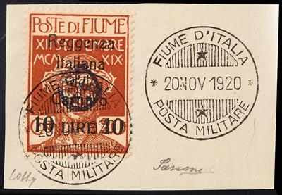 Briefstück - Fiume Besetzung der Carnaro-Inseln - Stamps