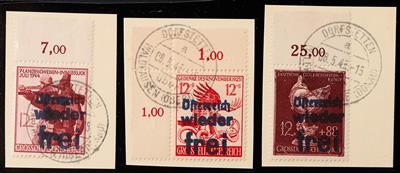 Briefstück - Österr., Lokalausg. 1945, Sammlung Lokalausgabe Dorfstetten (NÖ) - Francobolli