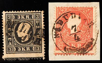 Briefstück - Österreich Ausgabe 1858/1859, - Stamps
