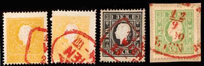 gestempelt/Briefstück - Österr. Nr. 10 I, - Briefmarken
