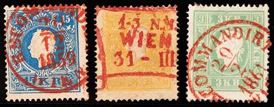 gestempelt/Briefstück - Österreich Ausgabe 1858/1859, - Briefmarken