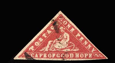 gestempelt - Kap der Guten Hoffnung (Cape of Good Hope) Nr. 5 (SG Nr. 13 a "carmine"), - Stamps