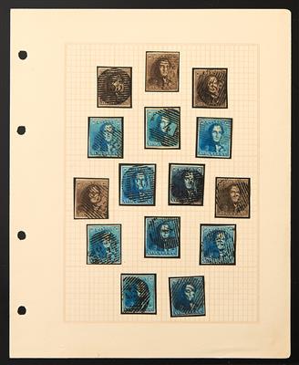gestempelt - Kl. Partie Belgien 1849/1861, - Stamps