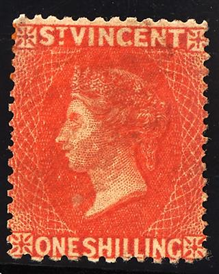 gestempelt/*/(*) - Sammlung St. Vincent ca. 1871/1909, - Briefmarken