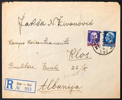 Poststück - Albanien, - Stamps
