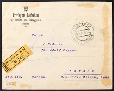 Poststück - Bosnien-Herzegowina 1907 - Nr. 40 U - Briefmarken