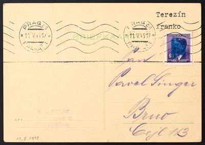 Poststück/Briefstück - D. Bes. WK II, - Francobolli