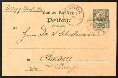 Poststück - D. Ostafrika, - Briefmarken