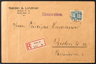 Poststück - D.Reich Nr. 3300 B (50 Mrd. M.) durchstochen - Známky
