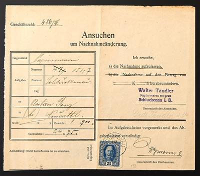 Poststück - Interssante Spezialpartie Österr. 1916/1919 - Briefe, - Briefmarken