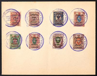 Poststück - Litauen 1919: Lokalausgabe - Známky