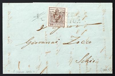 Poststück - Lombardei-Venetien FRÜHVERWENDUNG - Briefmarken