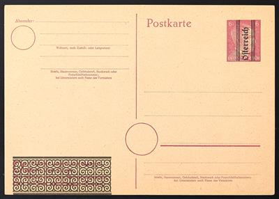 Poststück - Österr. 1945, - Francobolli