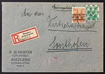 Poststück - Österr.- Abstempelungen - Briefmarken