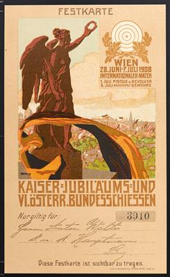 Poststück - Österr. Abstempelungen Wien WIEN SCHÜTZENPLATZ 1908, - Stamps