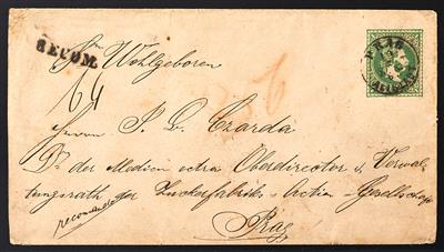 Poststück - Österr. Ausgabe 1867 - Ganzsachenumschlag - Briefmarken