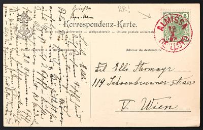 Poststück - Österr. Schiffspost 1903: "ALMISSA / OE. LLOYD / 29.3.03" - Stamps