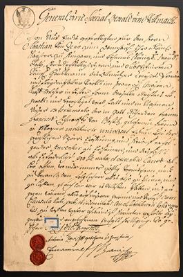 Poststück - Österr. Stempelsignetten 1752 Mähren - Francobolli
