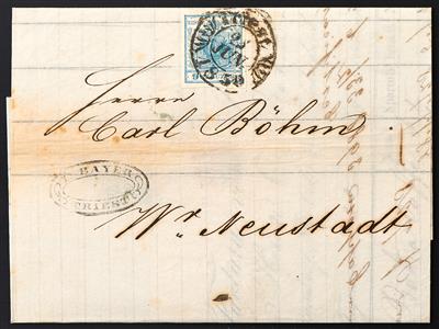 Poststück - Partie Briefe Österr. Ausgabe 1850/1861, - Francobolli