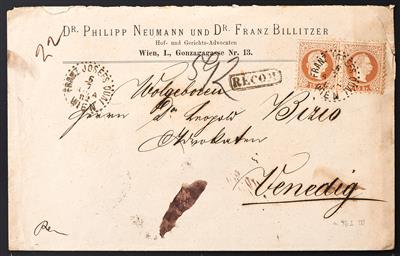Poststück - Partie Poststücke Österr. Ausgabe 1867, - Briefmarken