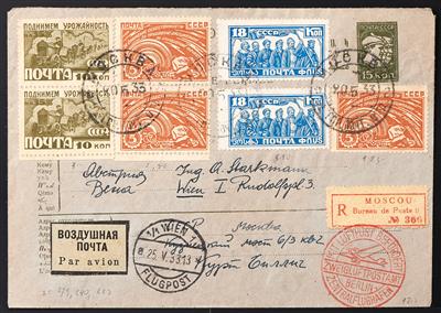 Poststück - Sowjetunion, - Briefmarken