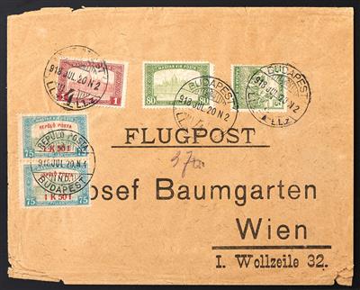 Poststück - Ungarn, - Stamps