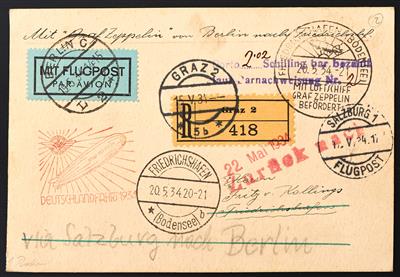 Poststück - Zeppelinpost, - Briefmarken