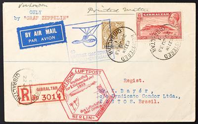 Poststück - Zeppelinpost, - Stamps