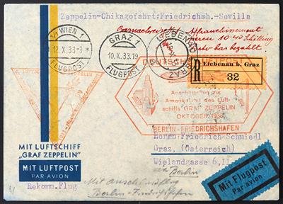 Poststück - Zeppelinpost, - Briefmarken