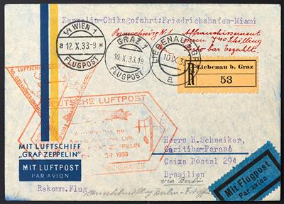 Poststück - Zeppelinpost, - Briefmarken