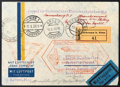 Poststück - Zeppelinpost, - Stamps