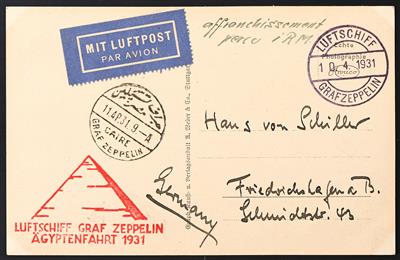 Poststück - Zeppelinpost, - Briefmarken