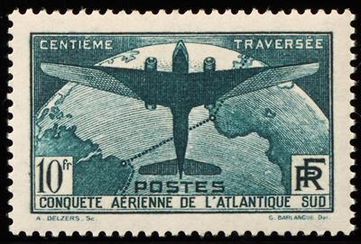 Europa Frankreich ** - 1936 Postflugzeuge - Francobolli