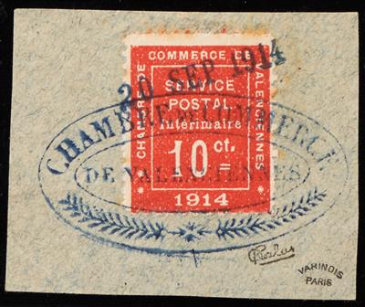 Europa Frankreich Briefstück - 1914 Handelskammer - Briefmarken