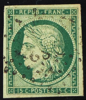 Europa Frankreich gestempelt - 1850 Freimarke - Francobolli