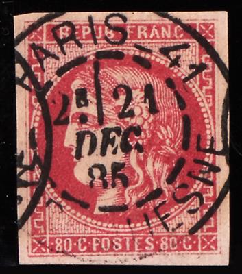 Europa Frankreich gestempelt - 1870 Freimarke - Stamps