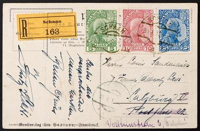 Europa Liechtenstein Poststück - 1912 Freimarken - Stamps