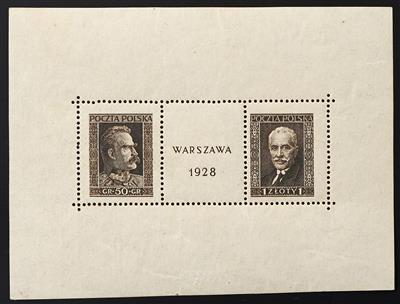 Europa Polen ** - 1928 Briefmarkenausstellung Block, - Briefmarken