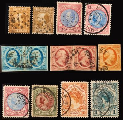 gestempelt - Außergewöhnliche Spezialsammlung 1852/1920 Niederlande, - Stamps