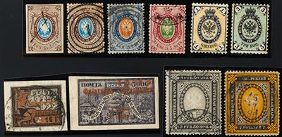 gestempelt/* - Gepflegte Sammlung Rußland 1857/1923 mit Spitzenwerten, - Stamps